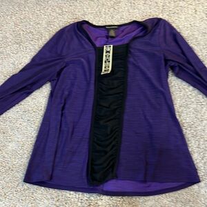 Susan Lawrence Purple Top - X-large NWT